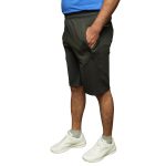 Men's Plain Black Sports Shorts For Adults With Strechables - Image 2