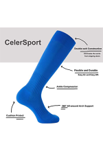 3Pairs S-tune Football Socks Plain Color One Size (5-14) Years - Image 7