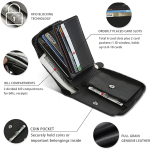 Geniune Leather Full Zipper With RFID Secure Capacity Wallet - Image 3