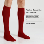 3Pairs S-tune Football Socks Plain Color One Size (5-14) Years - Image 6