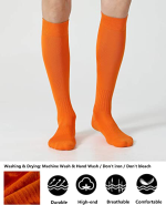3Pairs S-tune Football Socks Plain Color One Size (5-14) Years - Image 5