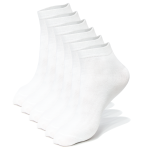 6Pairs Mens Plain Ankle Rich Cotton Casual Socks Free Size - Image 3