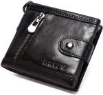 Leather Wallet With Anti-Theft RFID Blocking Cardholder Wallet - Image 3