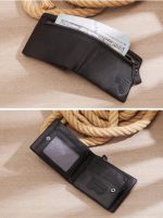 Genuine Leather RFID Protected Wallet With Removable Zipper - Image 7