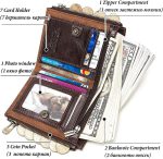 Genuine Leather Wallet With RFID Wallet-Bifold Leather Wallet - Image 5