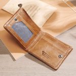 Genuine Leather With RFID Blocking Slim Bifold Wallet For Men - Image 13