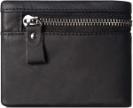 Genuine Leather RFID Protected Wallet With Removable Zipper - Image 2