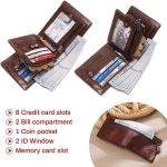 Genuine Leather RFID Protected Wallet With Removable Zipper - Image 22