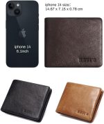 Genuine Leather With RFID Blocking Slim Bifold Wallet For Men - Image 4