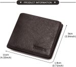 Genuine Leather With RFID Blocking Slim Bifold Wallet For Men - Image 14