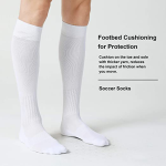 3Pairs S-tune Football Socks White Color One Size (5-14) Years - Image 6