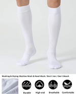 3Pairs S-tune Football Socks Plain Color One Size (5-14) Years - Image 7