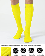 3Pairs S-tune Football Socks Plain Color One Size (5-14) Years - Image 5
