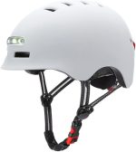 Helmet With Warning LED Lights Bicycle Helmet, Skate Helmet. - Image 22