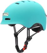 Helmet With Warning LED Lights Bicycle Helmet, Skate Helmet. - Image 9