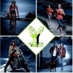 Cycling LED Reflective Vest Adjustable with Back & Front Lights - Image 4