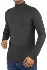 High Neck Pullover For Men, Winter Turtal Slim High Neck. - Image 19