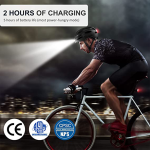 Helmet With Warning LED Lights Bicycle Helmet, Skate Helmet. - Image 10