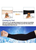 2Pairs Arm Sleeve Covers UV Protection Cooler Soft Stretchable - Image 4