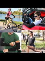 2Pairs Arm Sleeve Covers UV Protection Cooler Soft Stretchable - Image 13