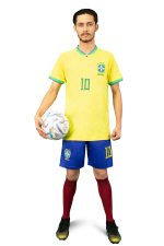 Brazil Soccer Jersey With Neymar JR Name and Number 10 For Men - Image 2