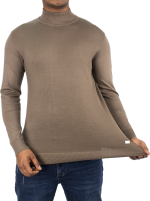 High Neck Pullover For Men, Winter Turtal Slim High Neck. - Image 29