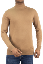 High Neck Pullover For Men, Winter Turtal Slim High Neck. - Image 2