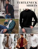 High Neck Pullover For Men, Winter Turtal Slim High Neck. - Image 30