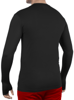 Mens Crew Neck Long Sleeve Tops Athletic Thumb Hole T shirts - Image 20