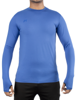 Mens Crew Neck Long Sleeve Tops Athletic Thumb Hole T shirts - Image 2