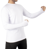 Mens Crew Neck Long Sleeve Tops Athletic Thumb Hole T shirts - Image 11