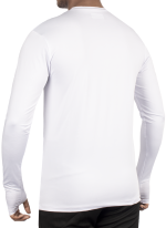 Mens Crew Neck Long Sleeve Tops Athletic Thumb Hole T shirts - Image 16