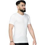 6pcs Men's White R/N Cotton Innerwear Smooth And Breathable - Image 3