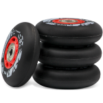 No.2 Inline 4pcs  Skate Wheels with Bearings ILQ-9 Size (72-76-80)mm - Image 3