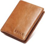 Mini Bifold Genuine Leather With RFID Blocking Slim Wallet - Image 21