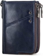 Leather Wallet With Anti-Theft Chain RFID Protected Wallets - Image 5