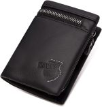 Genuine Leather Bi-Fold Wallet With RFID Blocking Cardholder - Image 5