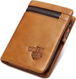 Genuine Leather Bi-Fold Wallet With RFID Blocking Cardholder - Image 4