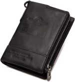 Leather Wallet Chain Bi-fold With RFID Blocking Security Wallet - Image 4