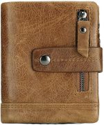 Genuine Bifold With RFID Blocking With Removeable Coins Pocket - Image 5