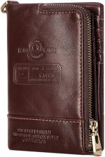 Leather Wallet Chain Bi-fold With RFID Blocking Security Wallet - Image 3