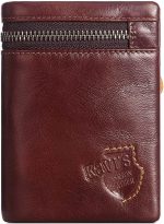 Genuine Leather Bi-Fold Wallet With RFID Blocking Cardholder - Image 9