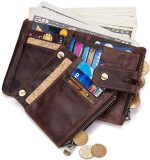 Leather Wallet Anti-Theft Chain & RFID Secure Leather Wallet - Image 12