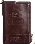 Leather Wallet Chain Bi-fold With RFID Blocking Security Wallet - Image 11