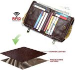 Leather Wallet With Anti-Theft Chain RFID Protected Wallets - Image 14