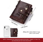 Leather Wallet Anti-Theft Chain & RFID Secure Leather Wallet - Image 15