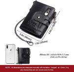 Leather Wallet Anti-Theft Chain & RFID Secure Leather Wallet - Image 11