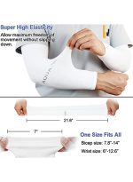 2Pairs Arm Sleeve Covers UV Protection Cooler Soft Stretchable - Image 5