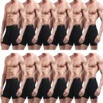 12pcs Mens Boxer Breathable Soft And Anti Wear Leg Boxer