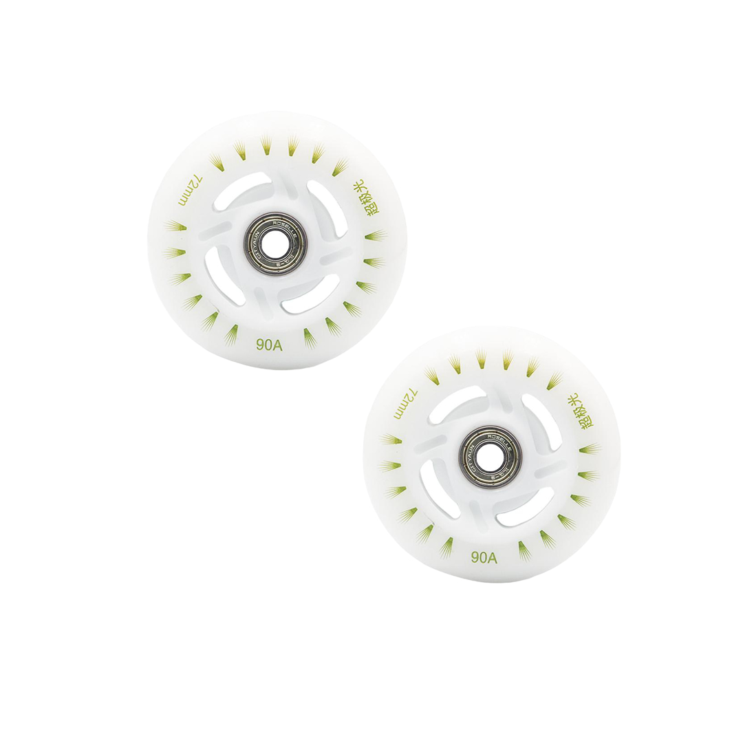 2Pcs LED Light Up Flash Flashing Wheels 2Pcs LED Light Up Flash Flashing Wheels With ABEC-7 Bearings - Image 1